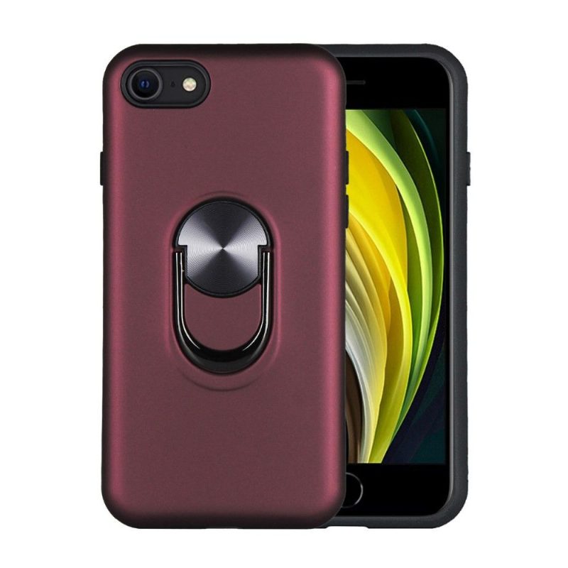 Kuori iPhone 7 / 8 / SE (2020) Mattatehoste Jossa On Tuki Takana