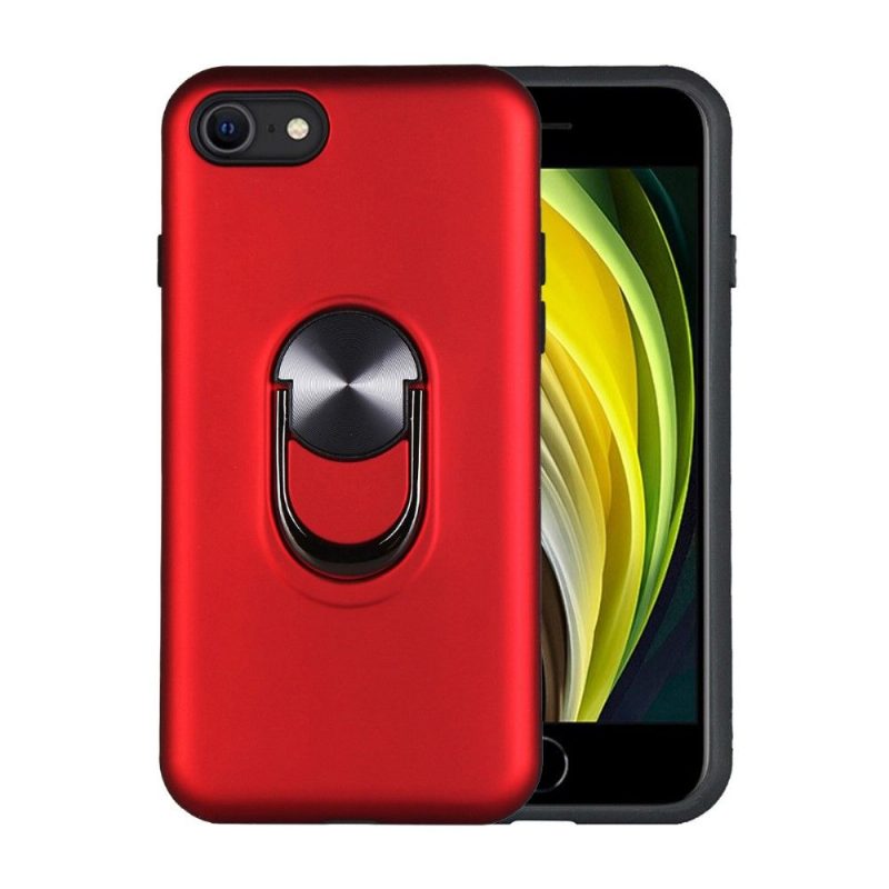 Kuori iPhone 7 / 8 / SE (2020) Mattatehoste Jossa On Tuki Takana