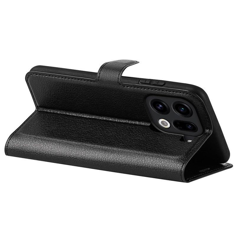 Kotelot Oppo Find X9 Pro 5g Puhelinkuoret Litsikuvioinen Tekonahka