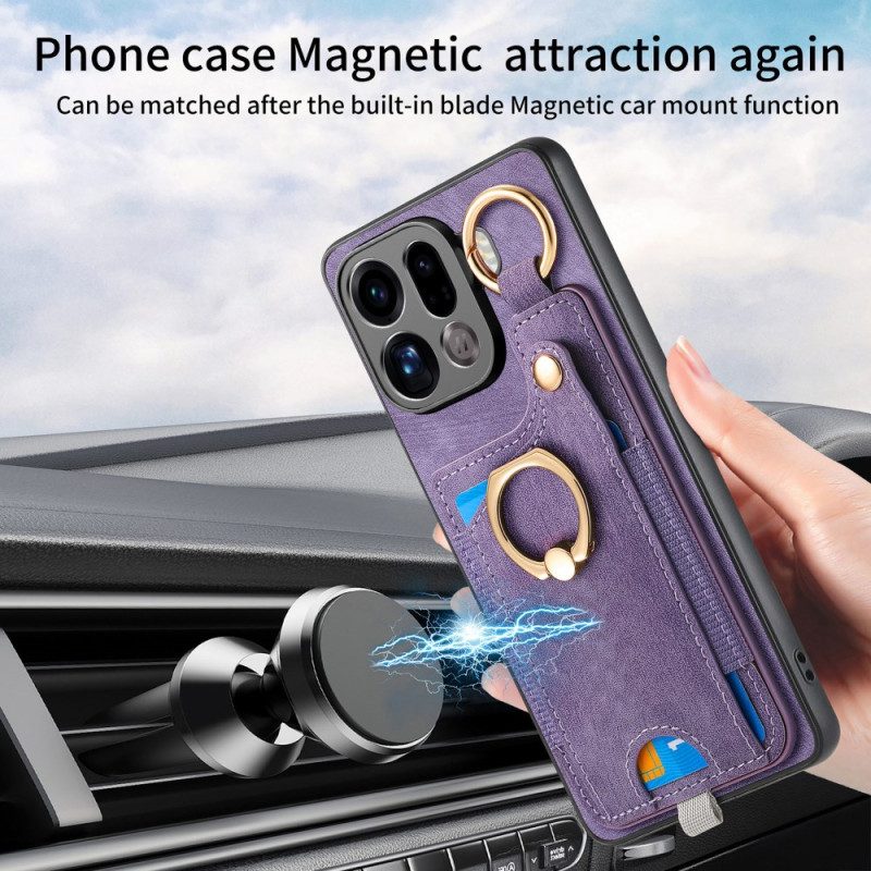 Kuori Oppo Find X9 Pro 5g Korttikotelo Ja Sormuskotelo Suojakuori