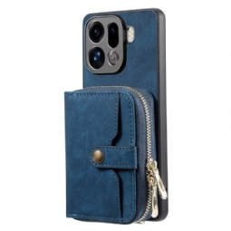 Kuori Oppo Find X9 Pro 5g Vetoketjullinen Korttikotelo Ja Olkahihna Suojakuori