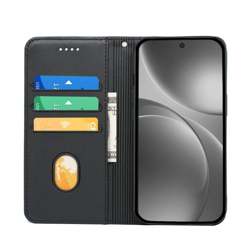 Nahkakotelo Oppo Find X9 Pro 5g Reunus Hihnalla Suojakuori