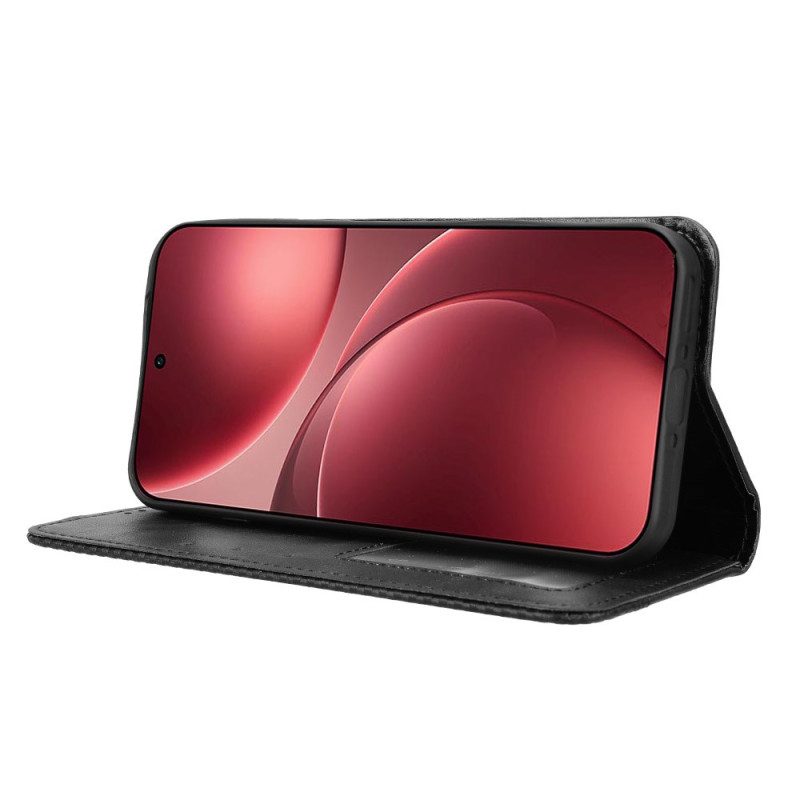 Nahkakotelo Oppo Find X9 Pro 5g Vintage-reunus Suojakuori