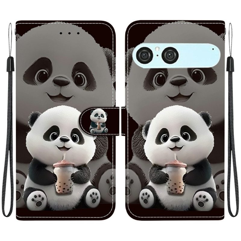 Kotelot Sony Xperia 10 Vii Panda Tuttipullon Kanssa