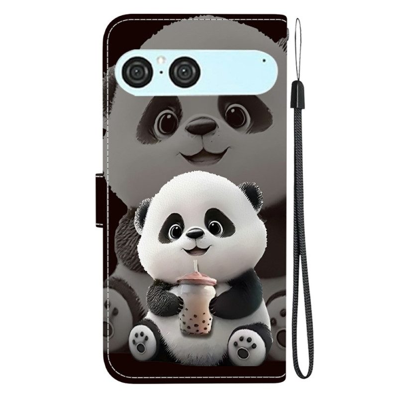Kotelot Sony Xperia 10 Vii Panda Tuttipullon Kanssa