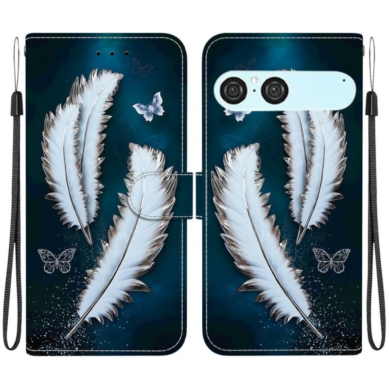 Kotelot Sony Xperia 10 Vii Valkoiset Perhoset Suojakuori