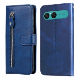 Kotelot Sony Xperia 10 Vii Vetoketjullinen Tasku Suojakuori