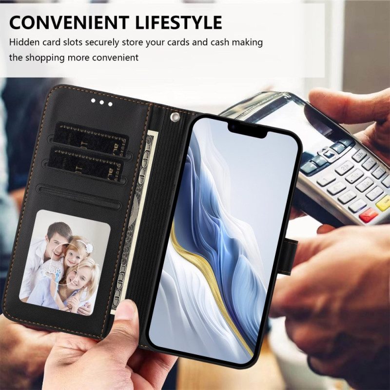 Kotelot Sony Xperia 10 Vii Yksivärinen Keinonahka Suojakuori