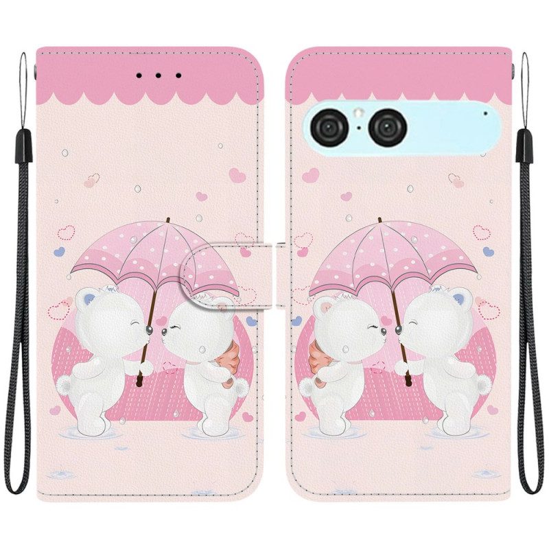 Nahkakotelo Sony Xperia 10 Vii Karhipariskunta