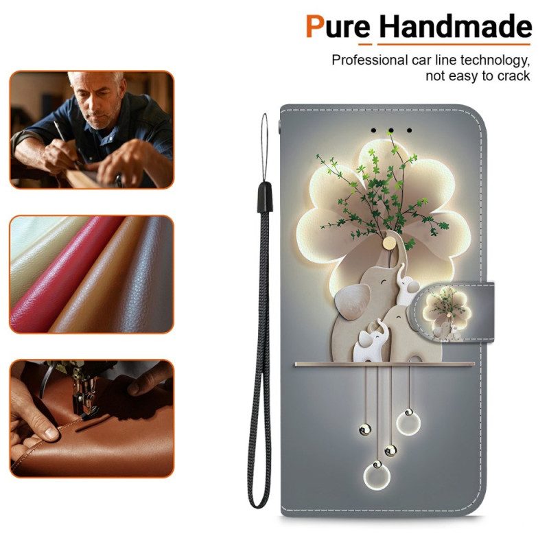 Nahkakotelo Sony Xperia 10 Vii Norsu