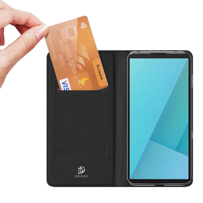 Nahkakotelo Sony Xperia 10 Vii Skin Pro -sarjan Dux Ducis Suojakuori