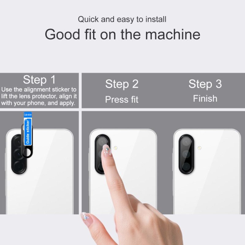 Karkaistusta Lasista Valmistettu Linssisuoja Samsung Galaxy A17 4g / 5g (musta Versio) Imak