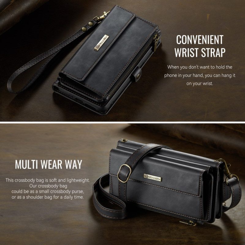 Kotelot Samsung Galaxy A17 4g / 5g Caseme Mokkanahkakuvioinen Lompakko