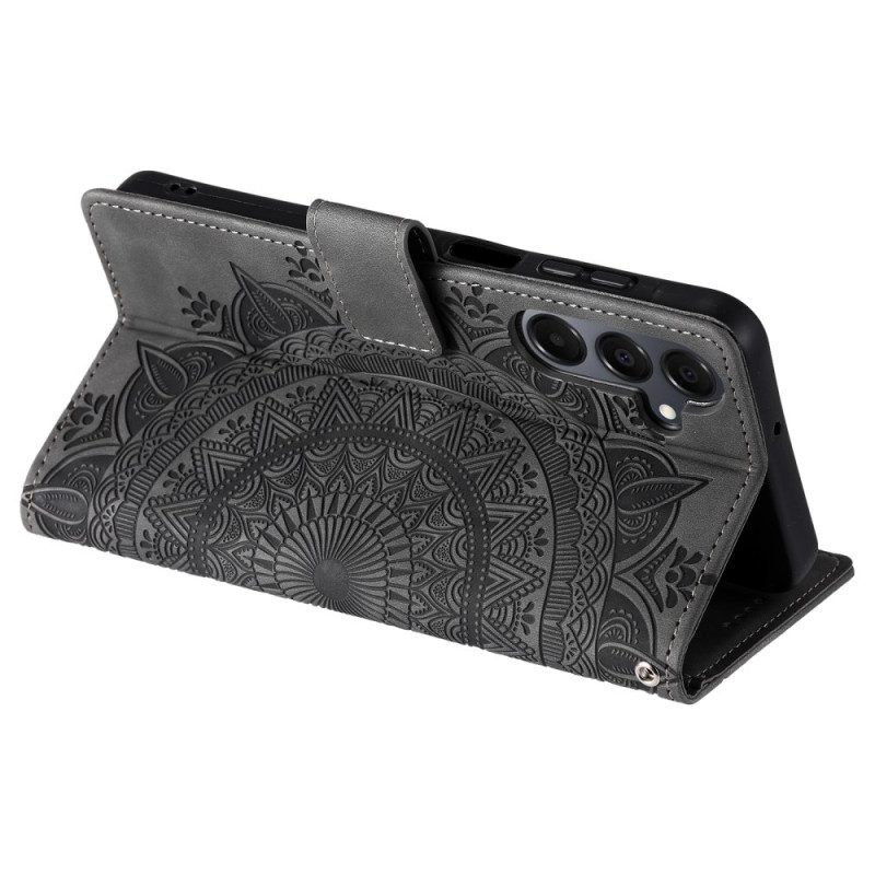 Kotelot Samsung Galaxy A17 4g / 5g Mandala-mokkanahkaefekti