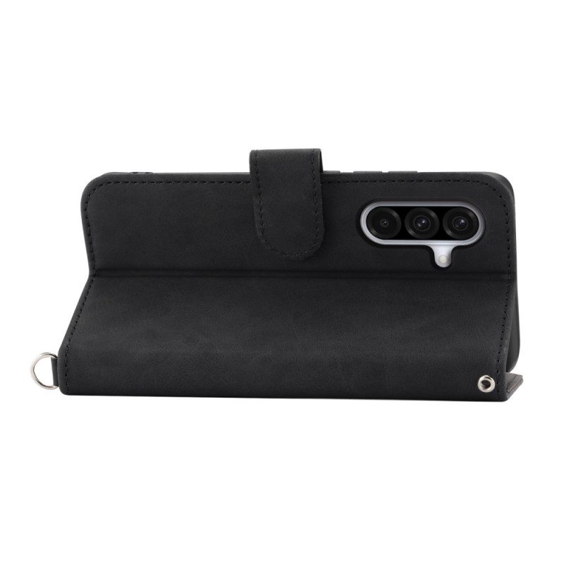 Kotelot Samsung Galaxy A17 4g / 5g Puhelinkuoret Pitsimäinen Mokkanahkakuvioinen Lompakko