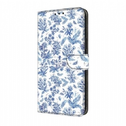 Kotelot Samsung Galaxy A17 4g / 5g Siniset Kukat Suojakuori