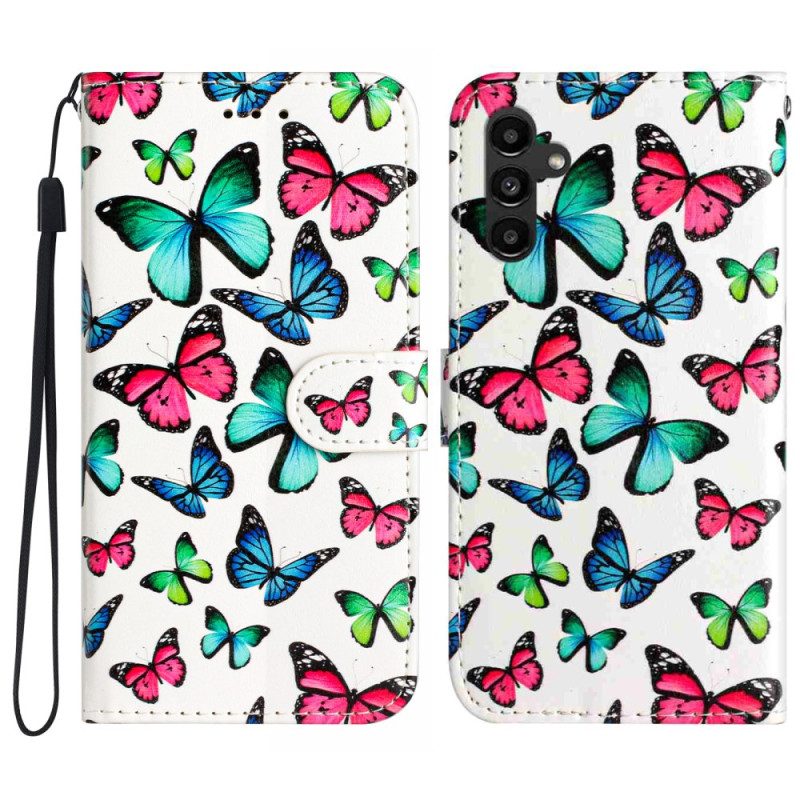 Kotelot Samsung Galaxy A17 4g / 5g Värikkäitä Perhosia