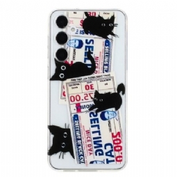 Kuori Samsung Galaxy A17 4g / 5g 4 Mustaa Kissaa