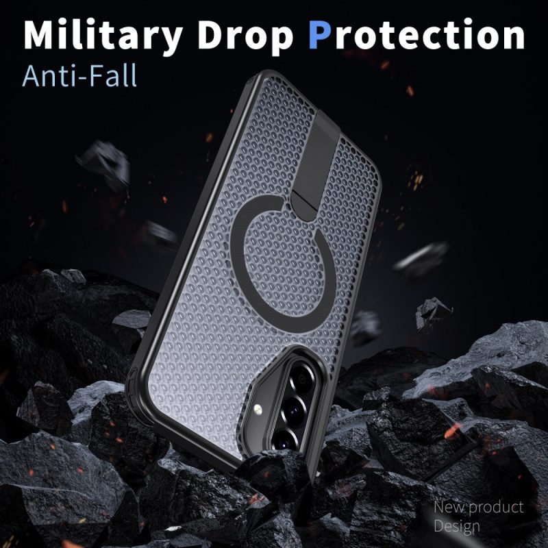 Kuori Samsung Galaxy A17 4g / 5g Magneettinen Ruudukkokuviointi Suojakuori