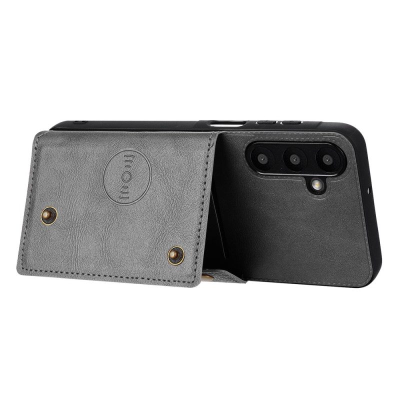 Kuori Samsung Galaxy A17 4g / 5g Nahkaefektikorttiteline Suojakuori