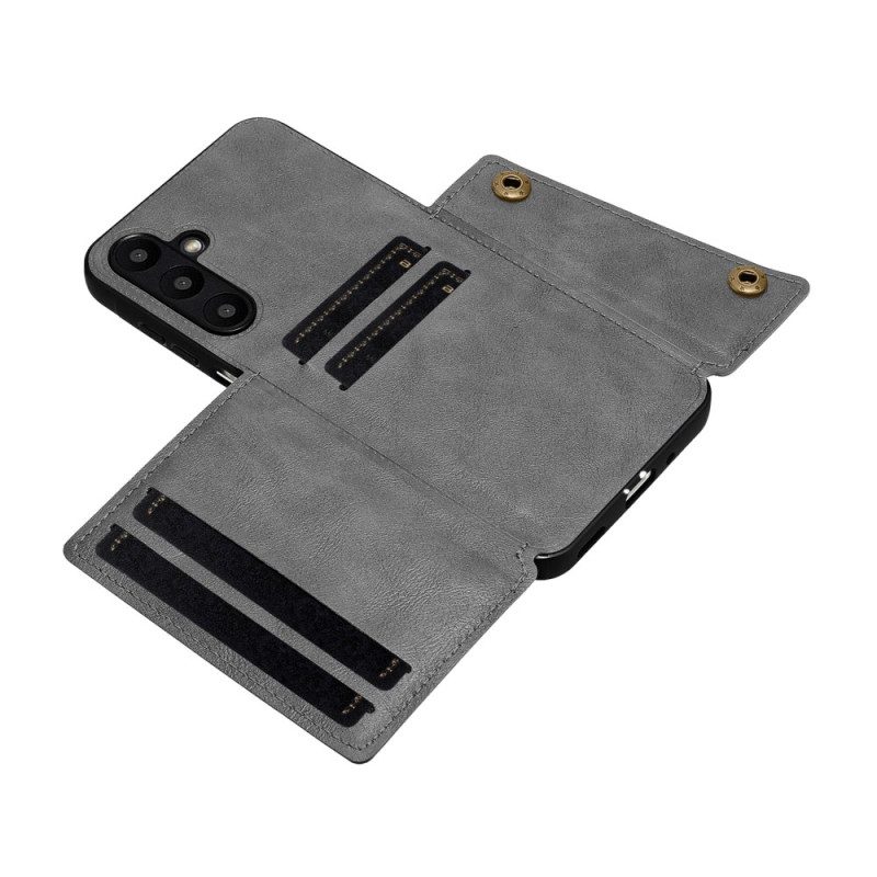 Kuori Samsung Galaxy A17 4g / 5g Nahkaefektikorttiteline Suojakuori