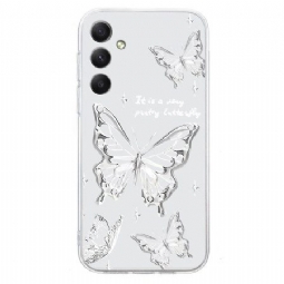 Kuori Samsung Galaxy A17 4g / 5g Valkoinen Perhonen