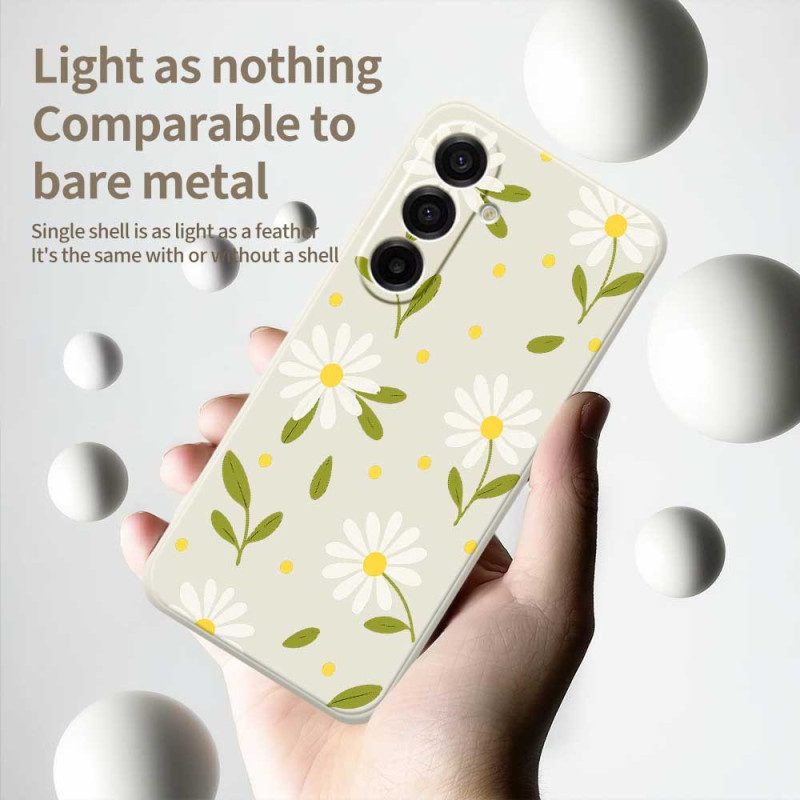 Kuori Samsung Galaxy A17 4g / 5g Valkoiset Kukat