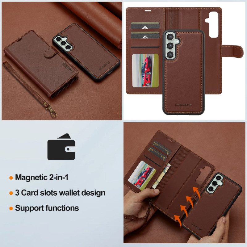 Nahkakotelo Samsung Galaxy A17 4g / 5g Irrotettava Päällinen Lc.imeeke