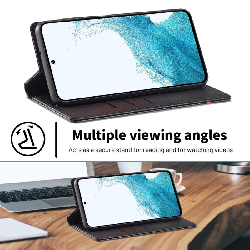 Nahkakotelo Samsung Galaxy A17 4g / 5g Puhelinkuoret Lc.imeeke Hiilikuitu