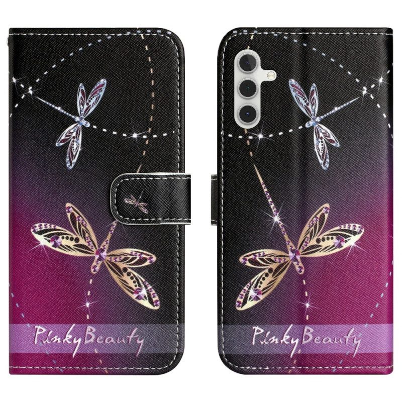 Nahkakotelo Samsung Galaxy A17 4g / 5g Sudenkorentoja