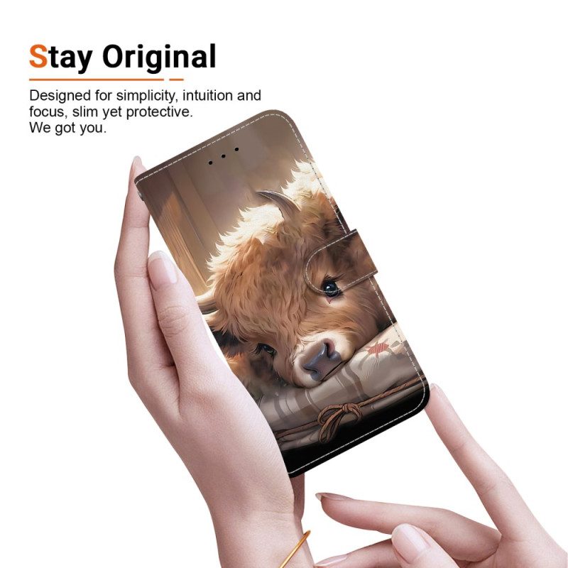 Nahkakotelo Samsung Galaxy A17 4g / 5g Vasikka