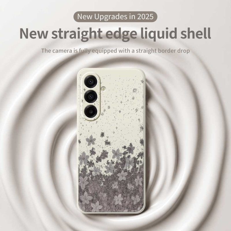 Puhelinkuoret Samsung Galaxy A17 4g / 5g Harmaa Kukkakuvio