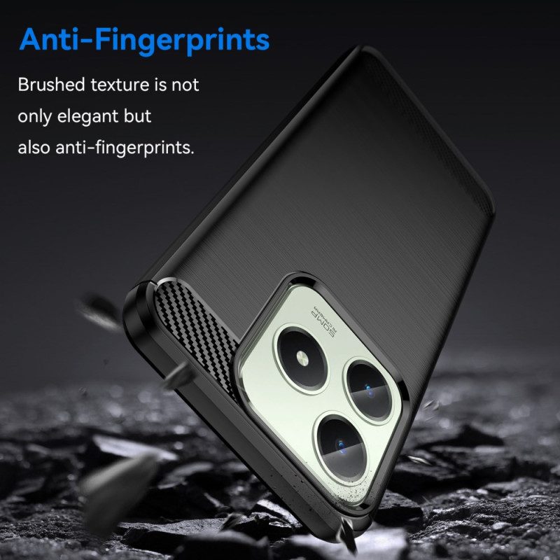 Kuori Realme Note 60 Harjattu Hiilikuitu