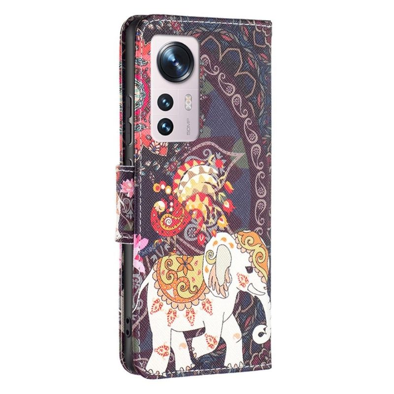 Kotelot Xiaomi 12 Suojakuori Elephant Patterns