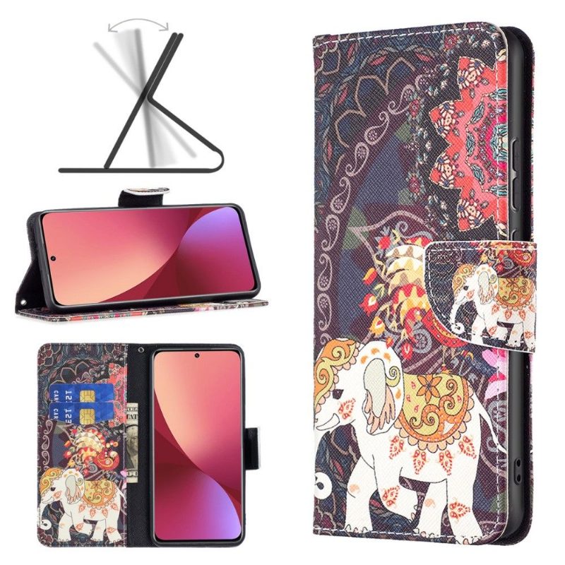 Kotelot Xiaomi 12 Suojakuori Elephant Patterns