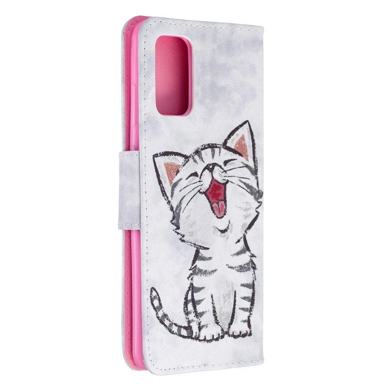 Flip Case Samsung Galaxy S20 Plus Hemming Chat-sisältö