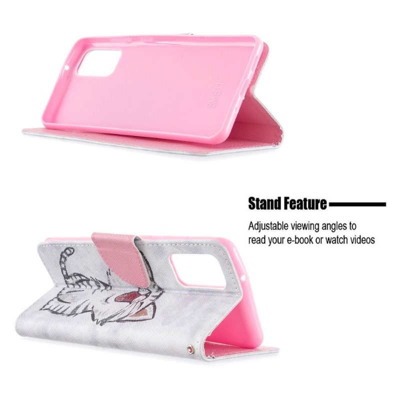Flip Case Samsung Galaxy S20 Plus Hemming Chat-sisältö