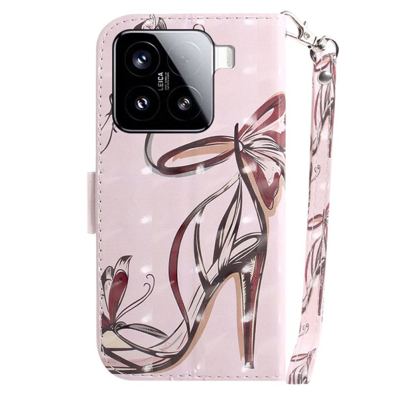 Kotelot Xiaomi 15 Korkokenkä Kaulanauhalla