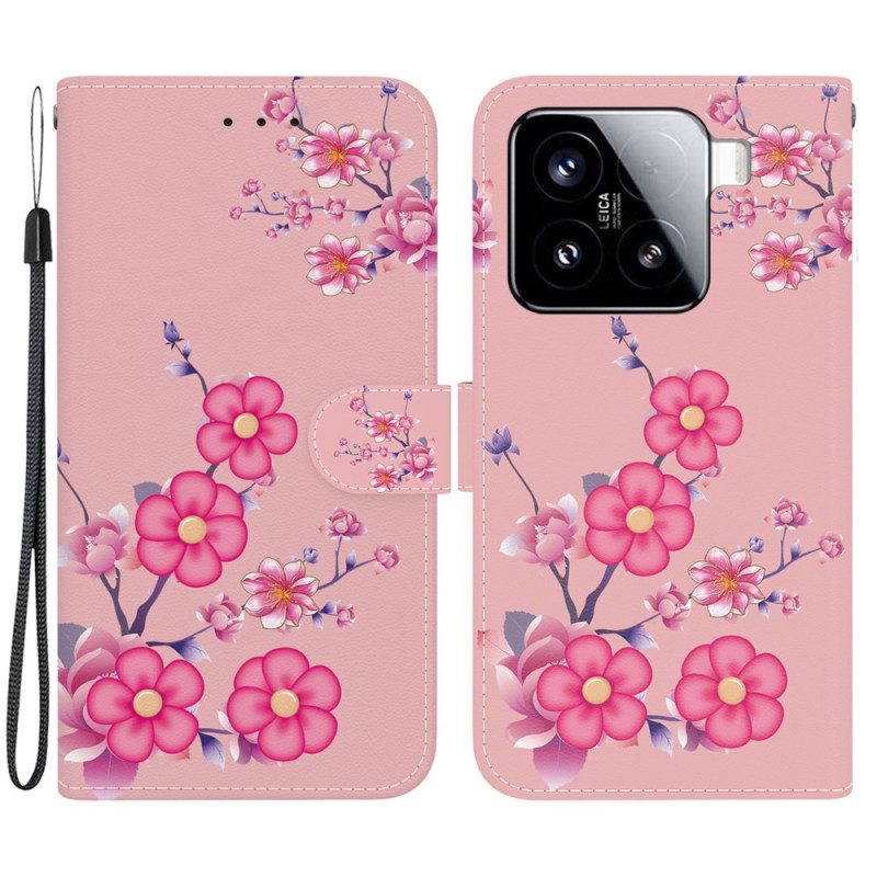 Kotelot Xiaomi 15 Sakura-aihe Suojakuori