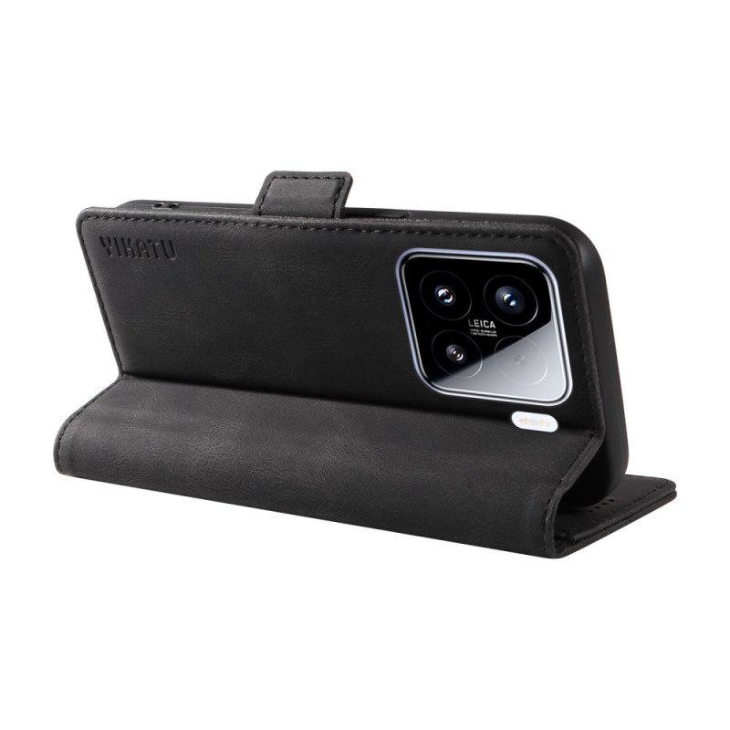 Kotelot Xiaomi 15 Ykatu Mokkanahkaefekti Suojakuori