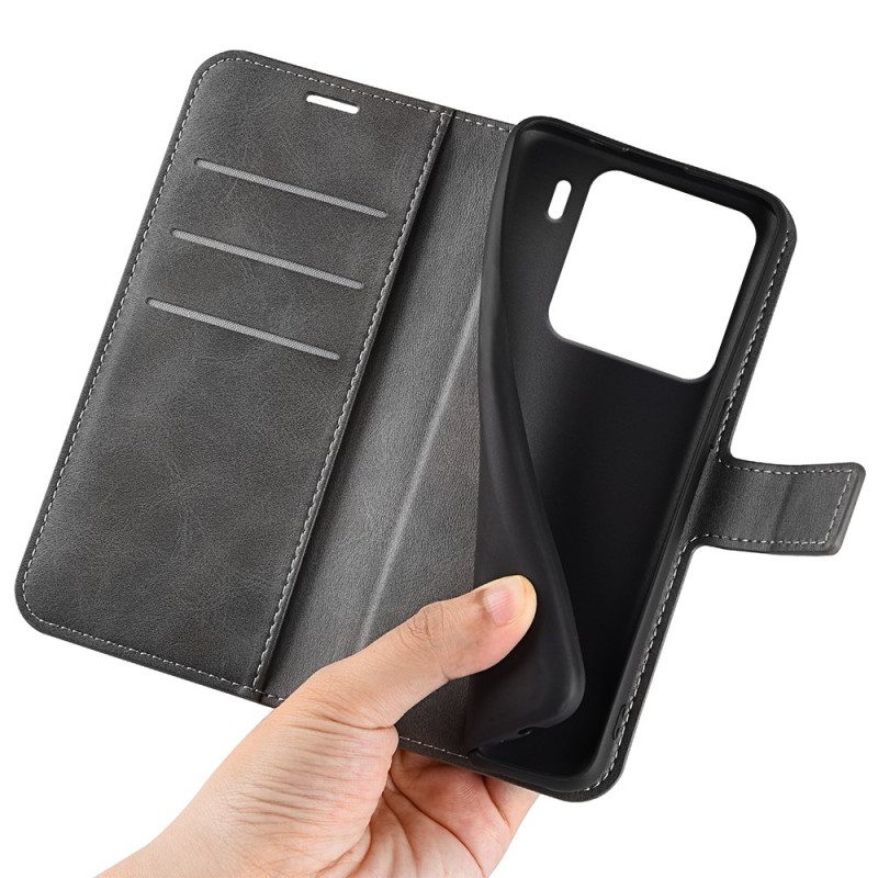 Kuoret Xiaomi 15 Nahkatyylinen