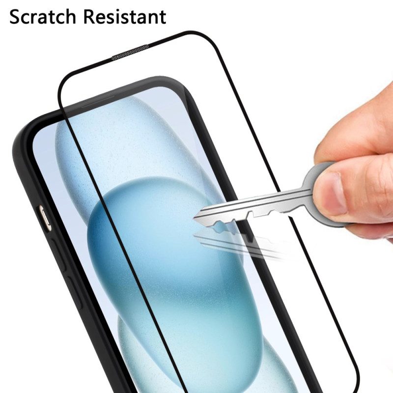 Kuori Xiaomi 15 2-in-1 Silikoni Karkaistulla Lasilla