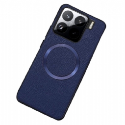 Kuori Xiaomi 15 Magsafe-yhteensopiva Teksturoidtu Tekonahka