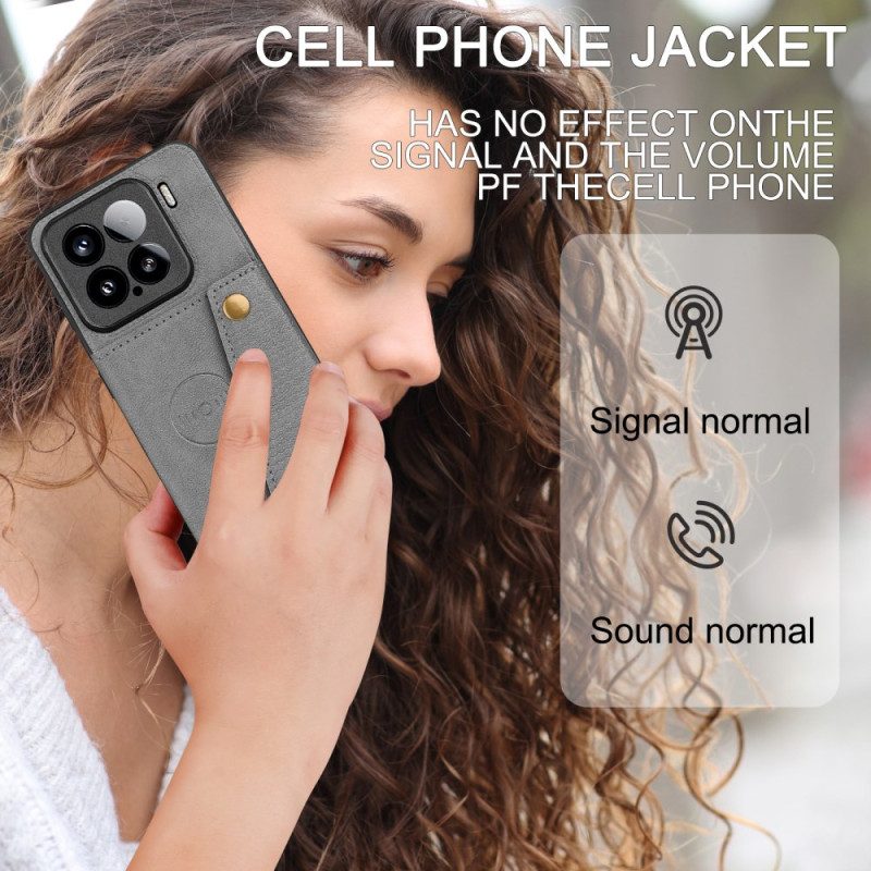 Kuori Xiaomi 15 Nahkamainen Korttikotelo Ja Teline