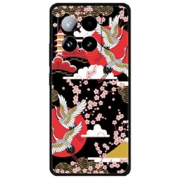 Kuori Xiaomi 15 Neljä Kurkea Lennossa Suojakuori