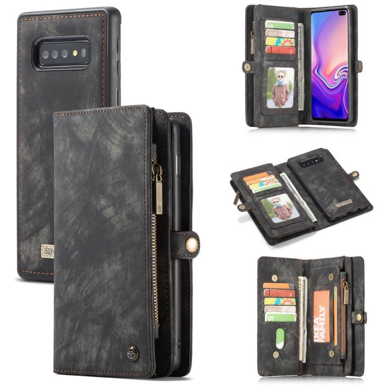 Kuori Kotelot Samsung Galaxy S10 Plus Lompakkokotelo 2 in 1 Ja Magneettinen Kuori