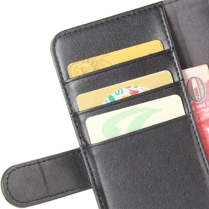 Kuoret Xiaomi Mi 9 Premium Leather - Musta