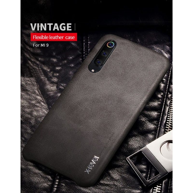 Kuori Xiaomi Mi 9 Leather Vintage -sarja