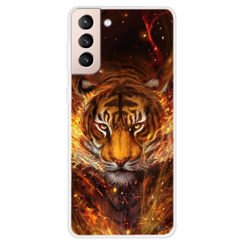 Kuori Samsung Galaxy S22 5G Fire Tiger