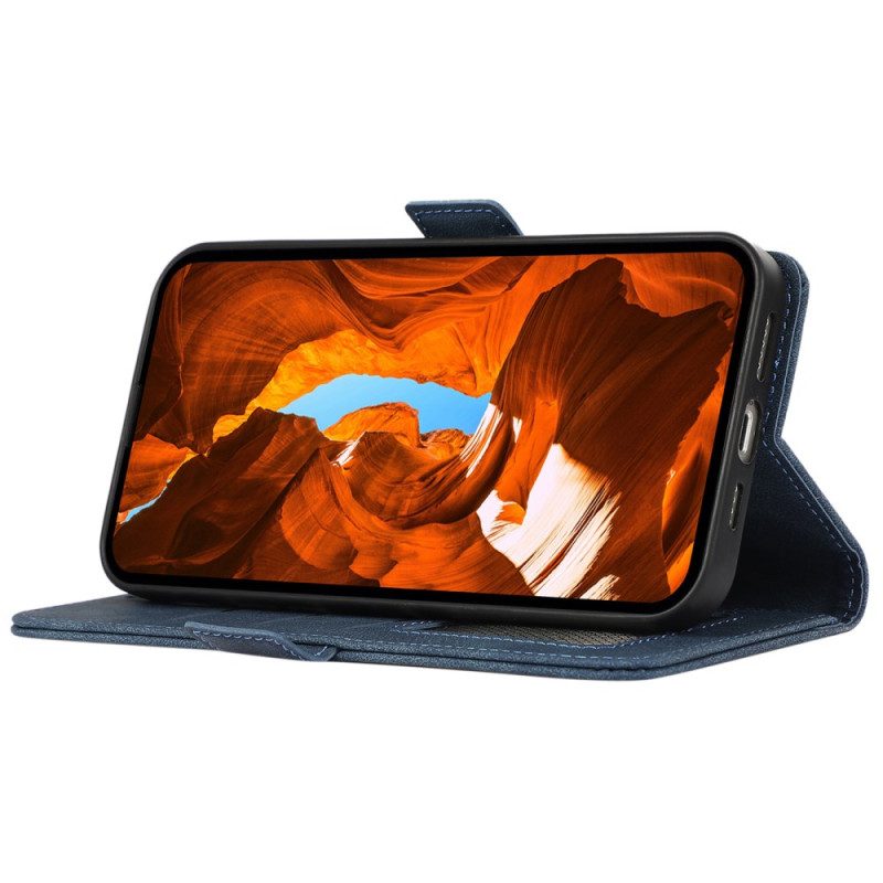 Nahkakotelo Xiaomi Redmi Note 14s Abeel Mokkanahkaefekti